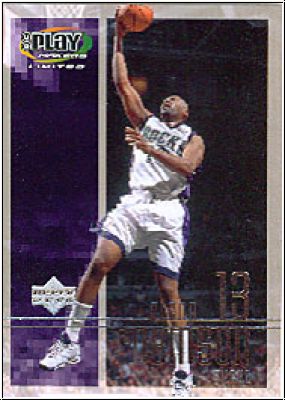 NBA 2001 / 02 Upper Deck Playmakers - No 51 - Glenn Robinson