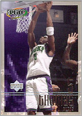 NBA 2001 / 02 Upper Deck Playmakers - No 54 - Tim Thomas