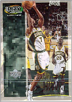 NBA 2001 / 02 Upper Deck Playmakers - No 89 - Rashard Lewis