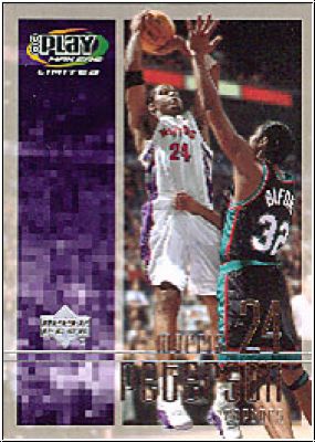NBA 2001 / 02 Upper Deck Playmakers - No 92 - Morris Peterson