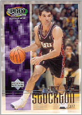 NBA 2001 / 02 Upper Deck Playmakers - No 96 - John Stockton