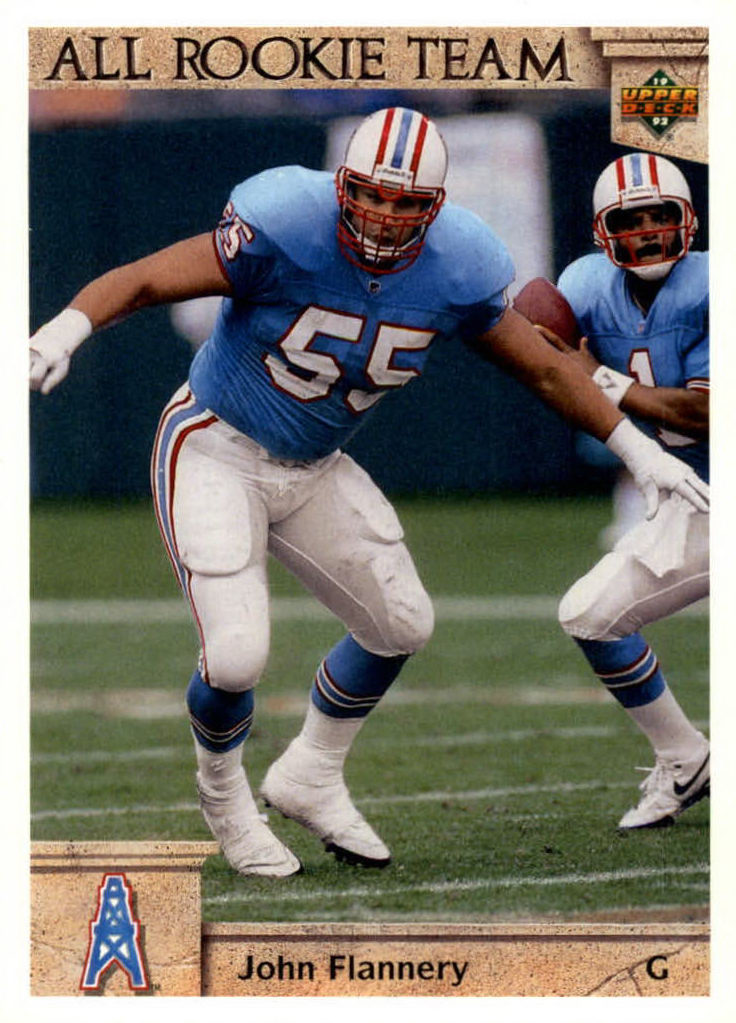 NFL 1992 Upper Deck - No 38 - John Flannery