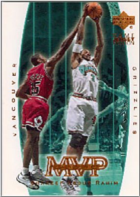 NBA 2000 / 01 Upper Deck - No 418 - Shareef Abdur-Rahim