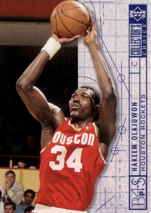 NBA 1994-95 Collector's Choice International German - No 381 - Hakeem Olajuwon