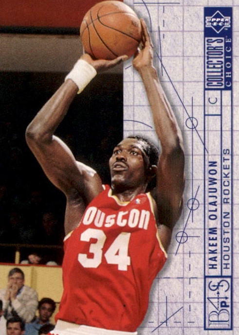 NBA 1994-95 Collector's Choice International German - No 381 - Hakeem Olajuwon