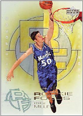 NBA 2000 / 01 Upper Deck Rookie Focus - No RF4 - Mike Miller