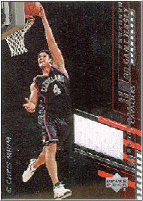NBA 2000 / 01 Upper Deck Game Jersey 2 - No CM-H - Chris Mihm