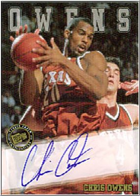 NBA 2002 Press Pass Autographs - No 22 - Chris Owens
