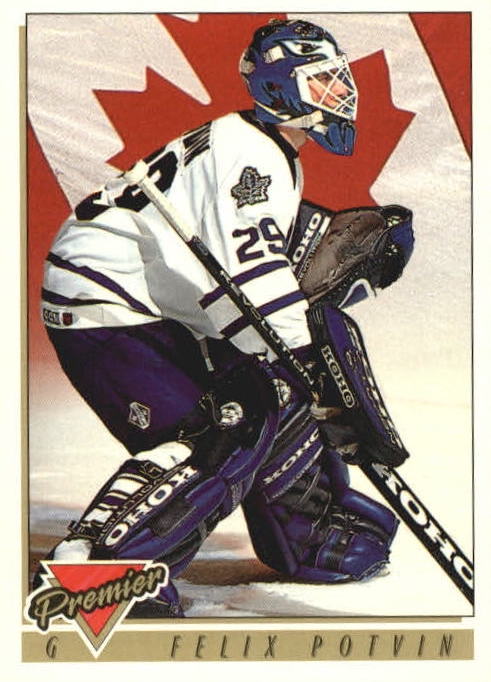 NHL 1993 / 94 Topps Premier - No 385 - Felix Potvin
