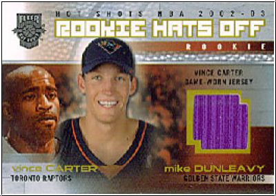 NBA 2002 / 03 Fleer Hot Shots - No 198 - Carter / Dunleavy