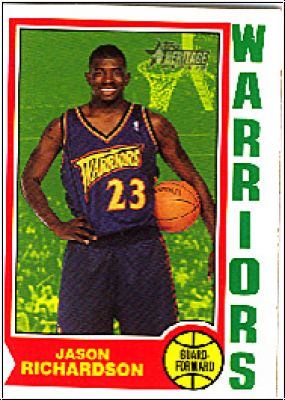 NBA 2001 / 02 Topps Heritage - No 59 - Jason Richardson