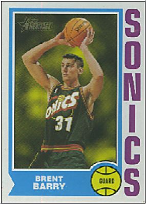 NBA 2001 / 02 Topps Heritage - No 168 - Brent Barry