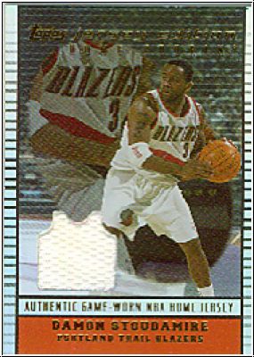 NBA 2002 / 03 Topps Jersey Edition - No JE-DAS - Damon Stoudamire