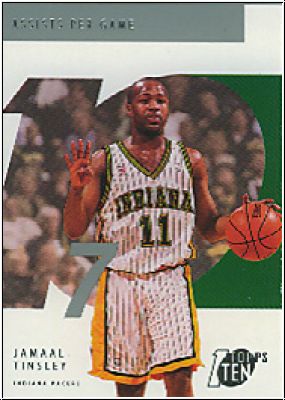 NBA 2002/03 Topps Ten - No. 37 - Jamaal Tinsley