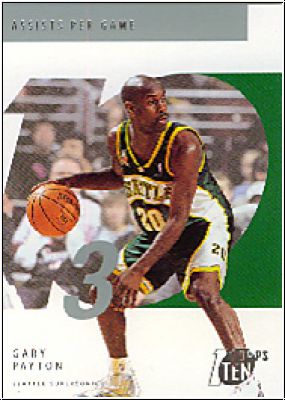 NBA 2002/03 Topps Ten - No. 33 - Gary Payton