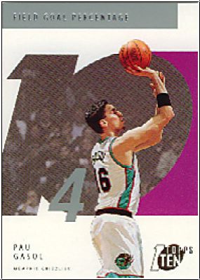 NBA 2002/03 Topps Ten - No 64 - Pau Gasol
