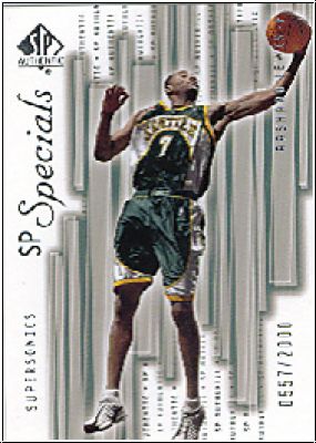 NBA 2001 / 02 SP Authentic - No 157 - Rashard Lewis