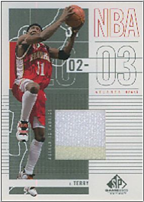 NBA 2002/03 SP Game Used - No 3 - Jason Terry
