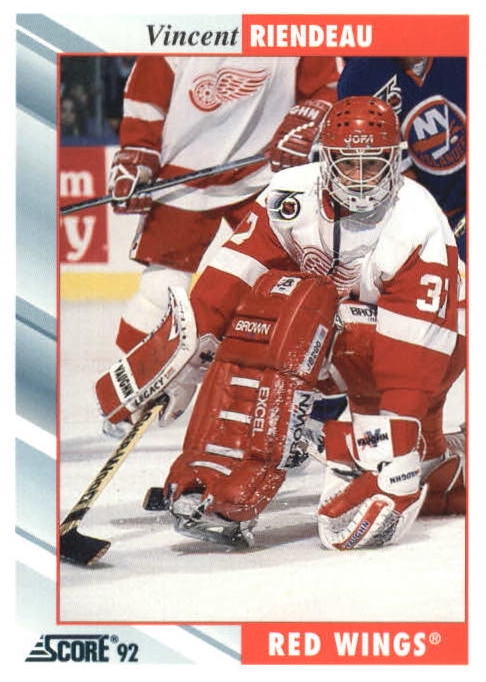 NHL 1992 / 93 Score - No 396 - Vincent Reindeau