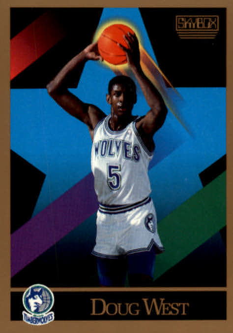 NBA 1990-91 SkyBox - No 397 - Doug West