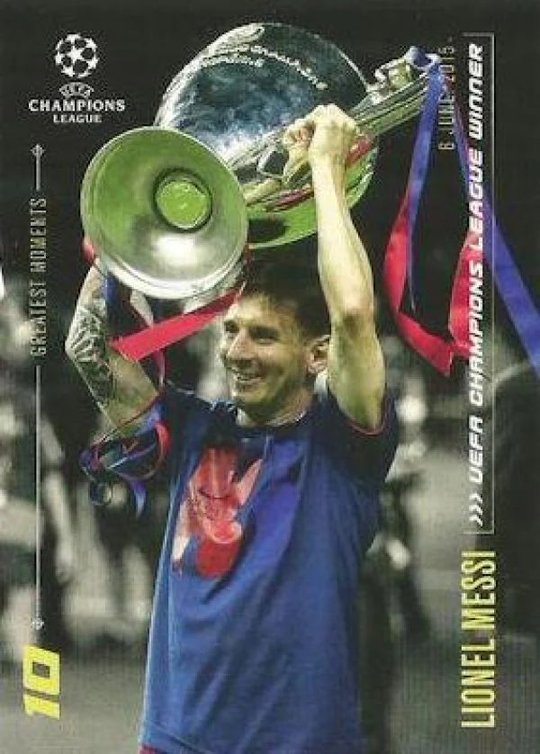 Fussball 2021 Topps UEFA Champions League Designed by Lionel Messi - Lionel Messi