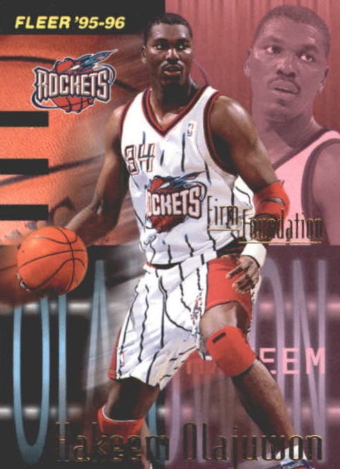 NBA 1995-96 Fleer European - No 400 - Hakeem Olajuwon