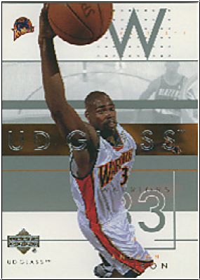 NBA 2002/03 UD Glass - No. 24 - Antawn Jamison