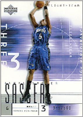 NBA 2001 / 02 Upper Deck Flight Team - No 96 - Jeryl Sasser