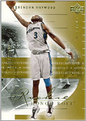 NBA 2001 / 02 Upper Deck Honor Roll - No 101 - Brendan Haywood