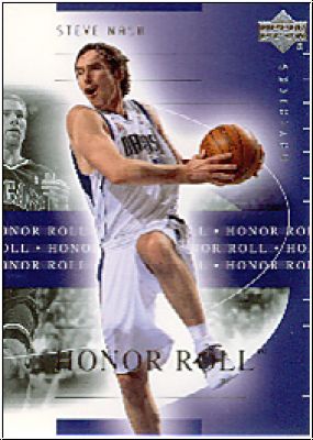 NBA 2001 / 02 Upper Deck Honor Roll - No 17 - Steve Nash