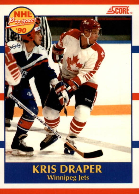 NHL 1990-91 Score Canadian - No 404 - Kris Draper