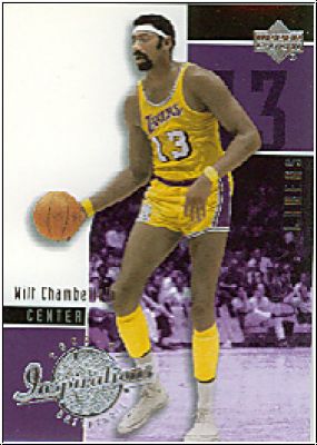 NBA 2002 / 03 Upper Deck Inspirations - No 37 - Wilt Chamberlain