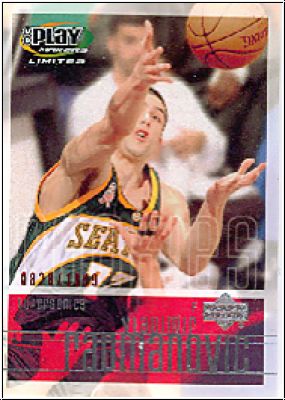 NBA 2001 / 02 Upper Deck Playmakers - No 112 - V. Radmanovic