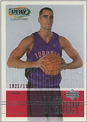 NBA 2001 / 02 Upper Deck Playmakers - No 123 - M. Bradley