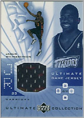 NBA 2001 / 02 Ultimate Collection Jerseys - No JR - Jason Richardson