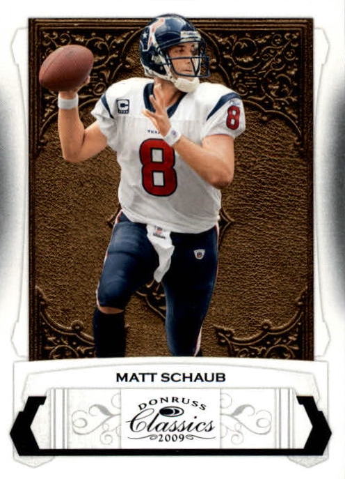 NFL 2009 Donruss Classics - No 40 - Matt Schaub
