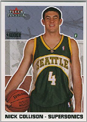NBA 2003/04 Fleer Tradition - No. 272 - Nick Collison