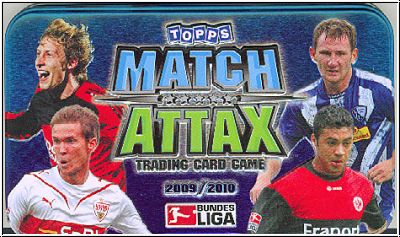 Football 2009-10 Topps Match Attax collection box motif 1 - without content