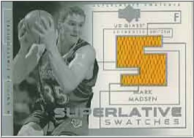 NBA 2003 / 04 UD Glass Superlative Swatches - No SS-MM