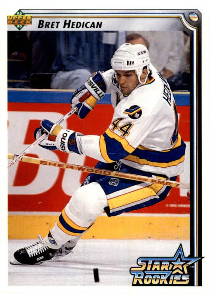 NHL 1992 / 93 Upper Deck - No 414 - Bret Heidan
