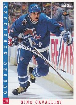 NHL 1993/94 Score Canadian - No 414 - Gino Cavallini