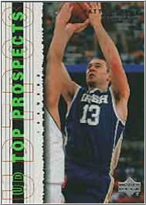 NBA 2003 / 04 UD Top Prospects - No 33 - Matt Carroll