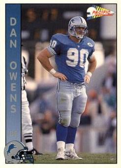 NFL 1992 Pacific - No. 415 - Dan Owens