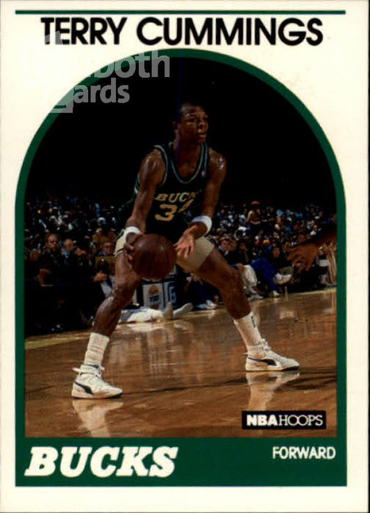 NBA 1989-90 Hoops - No 100 - Terry Cummings