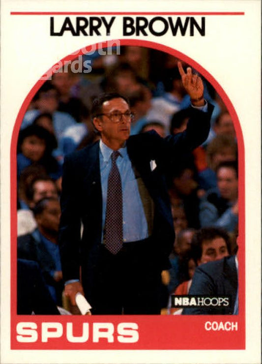 NBA 1989-90 Hoops - No 102 - Larry Brown