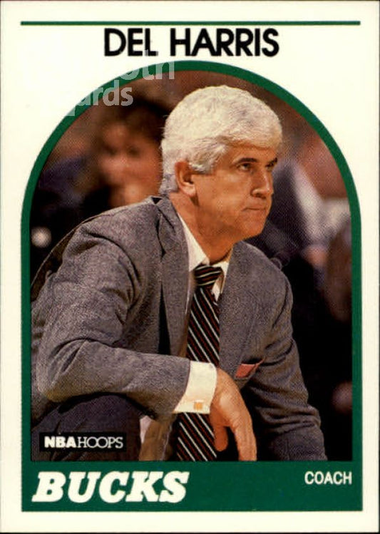 NBA 1989-90 Hoops - No 126 - Del Harris