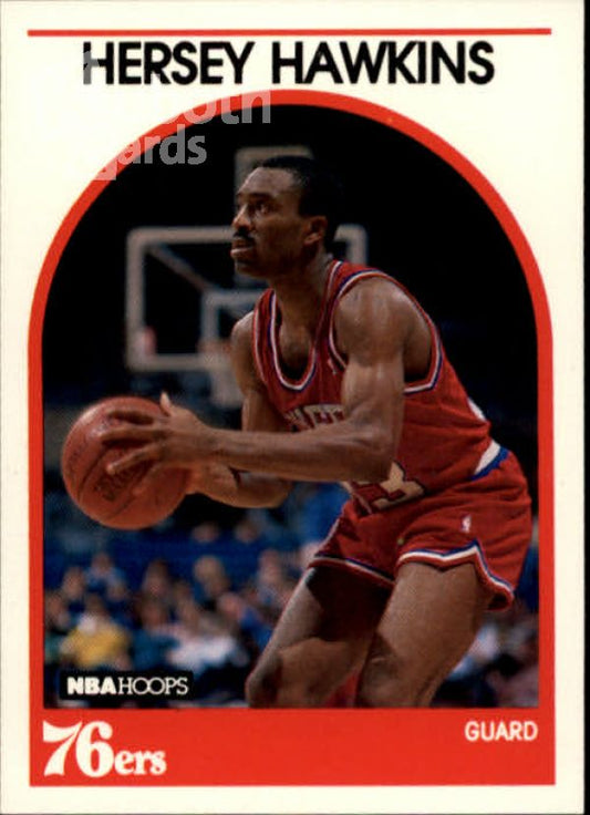 NBA 1989-90 Hoops - No 137 - Hersey Hawkins