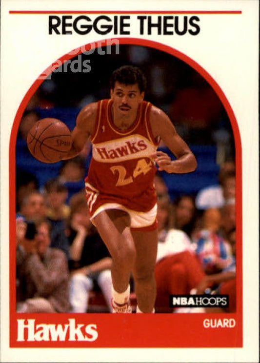 NBA 1989-90 Hoops - No 165 - Reggie Theus