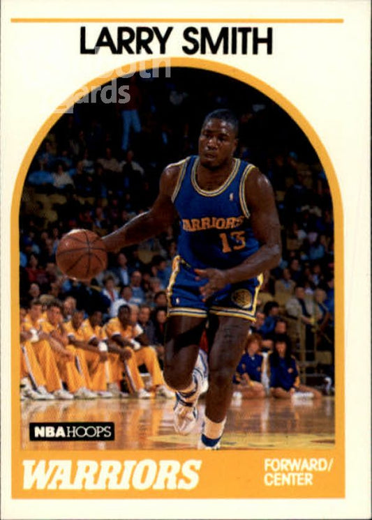 NBA 1989-90 Hoops - No 168 - Larry Smith