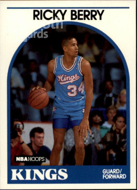 NBA 1989-90 Hoops - No 186 - Ricky Berry